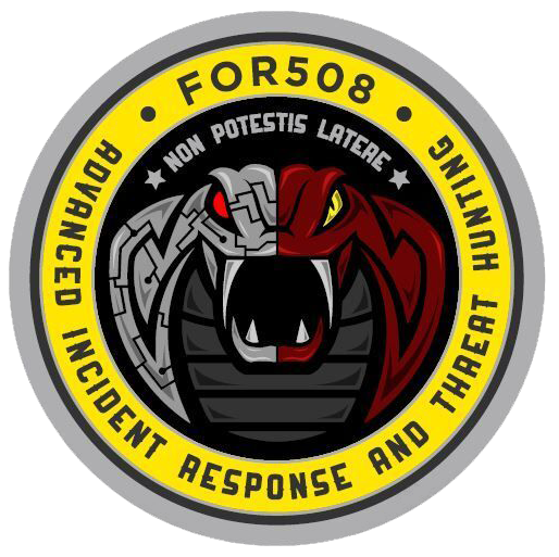 FOR508 - Advanced Incident Response, Threat Hunting, and Digital Forensics